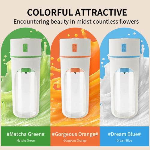 Kitchen Electric Juicer USB Charging Wireless Juices Blender Fruit